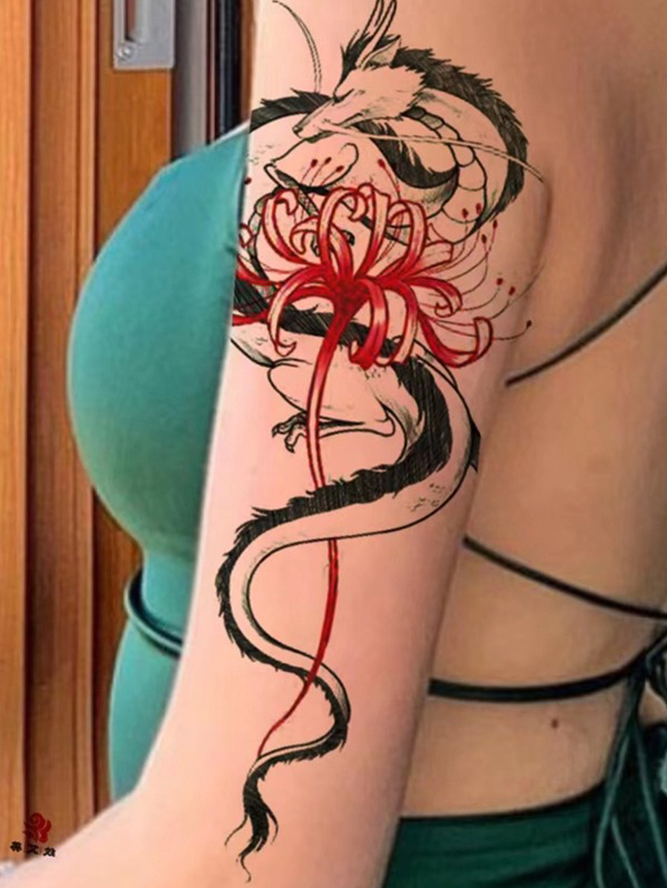 Animal Style Waterproof Arm Tattoo Sticker